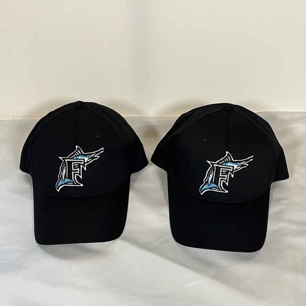 Florida Marlins Hat Lot of 2 Snap Back MLB Baseball Mens Outdoor Major League